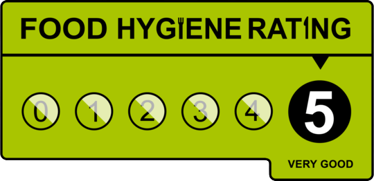 Food Hygiene Rating of 5