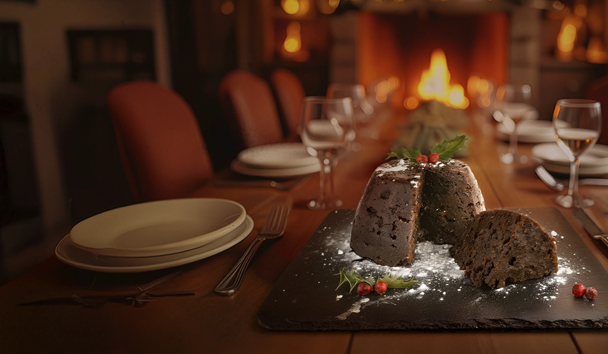the-1921-christmas-pudding-McLellans-of-Ludlow-cut-open